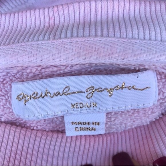 Peloton x Spiritual Gangster Tie Dyed Spell out Sweatshirt Medium - Picture 6 of 7